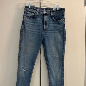 RAG AND BONE NINA HIGH-RISE ANKLE SKINNY